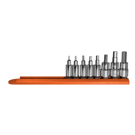Mayhew 8 Pc Metric Hex Socket Bit Set 16019
